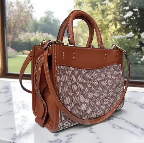 COACH X DISNEY LIMITED EDITION 2023 ✨️ Rogue 25 Bag - Signature Canvas Patchwork - Picture 13 of 17